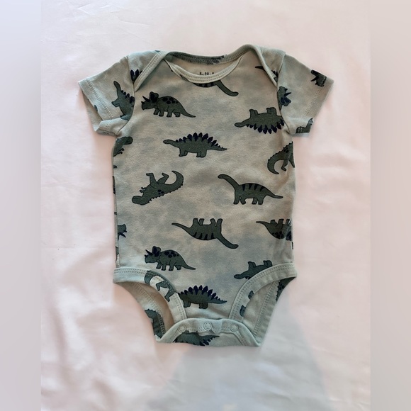Matching dino set onesie and pants - Picture 2 of 9
